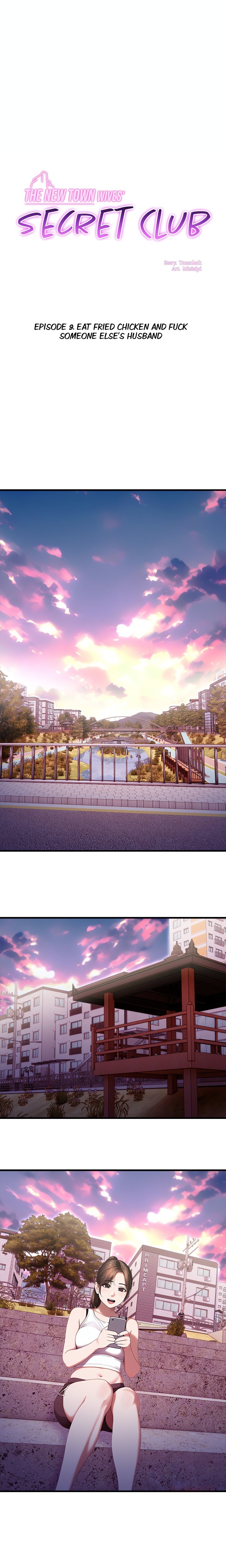 The New Town Wives’ Secret Club - Chapter 9 Page 1