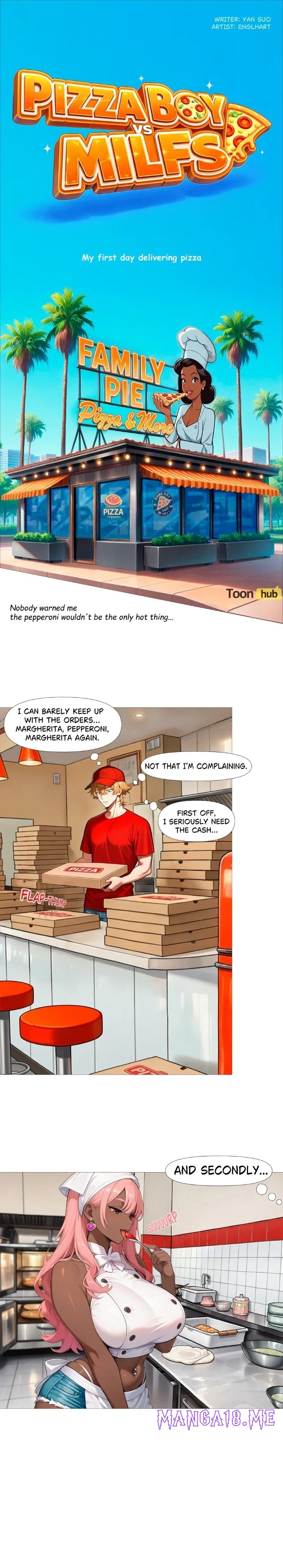 Pizza Boy vs MILFs - Chapter 1 Page 1